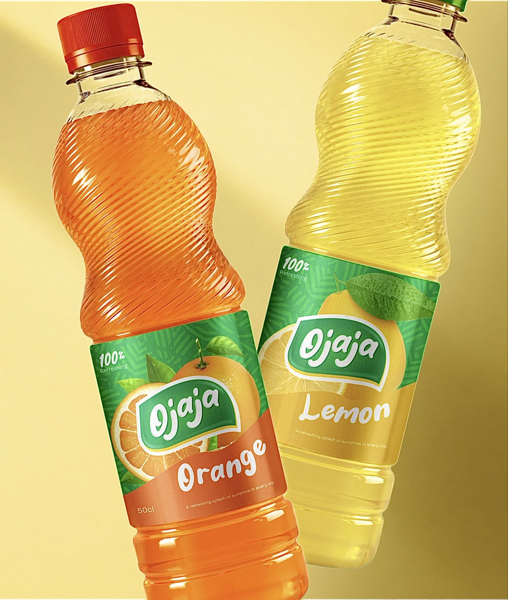 BasitOriola's tweet photo. Ojaja drinks design. 

Mockup done with Coreldraw - Don’t limit your productivity to tool. https://t.co/VTGcmcWWyc