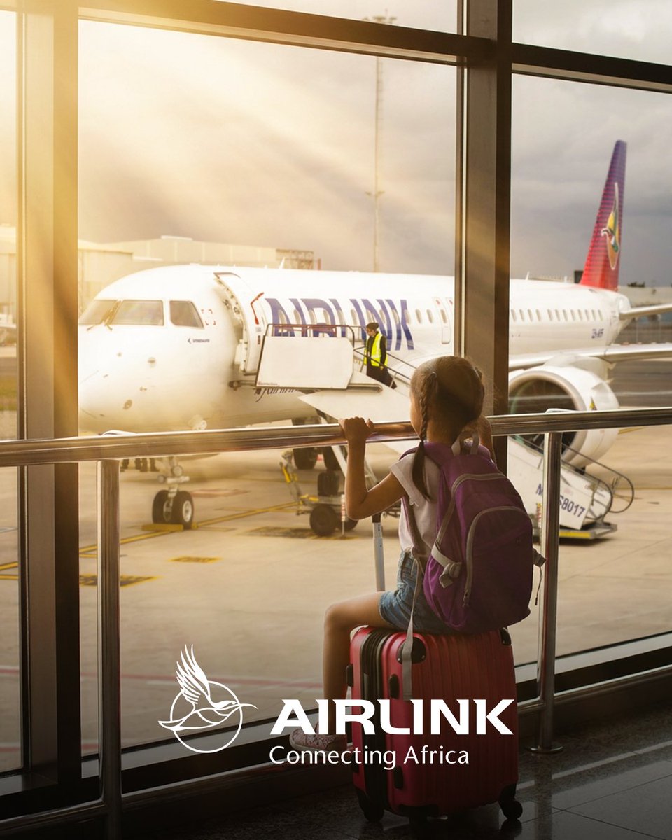 Fly_Airlink's tweet photo. Flying as an Unaccompanied Minor these school holidays? ✈️

Airlink’s Unaccompanied Minors service assists children aged 5 to 11 travelling alone, from check-in to arrival, giving parents and guardians extra peace of mind along the way.

Find out more at: https://t.co/ohj657Sx2q

#Airlink #FlyAirlink #FlyTheLink #Skybucks