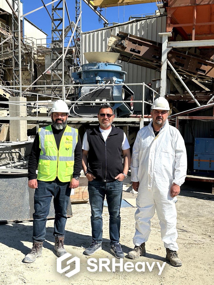 ShaoruiHeavy's tweet photo. 🔧 Our very first SCH3000 cone crusher is now fully commissioned and up and running at an aggregates production line expansion project.

When the right equipment meets the right team, expansion just works. 🤝

#ConeCrusher #Turkey #SRHeavy #Aggregates https://t.co/KmnLFABNt6