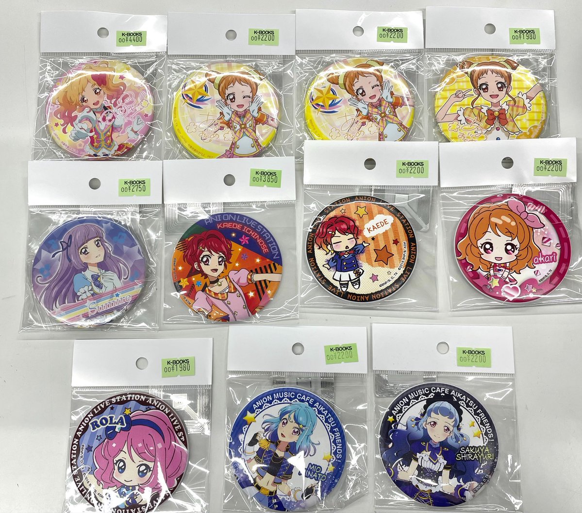 入荷情報】 アイカツ！ マグバッジ プライズ ガラポン 各種入荷しま