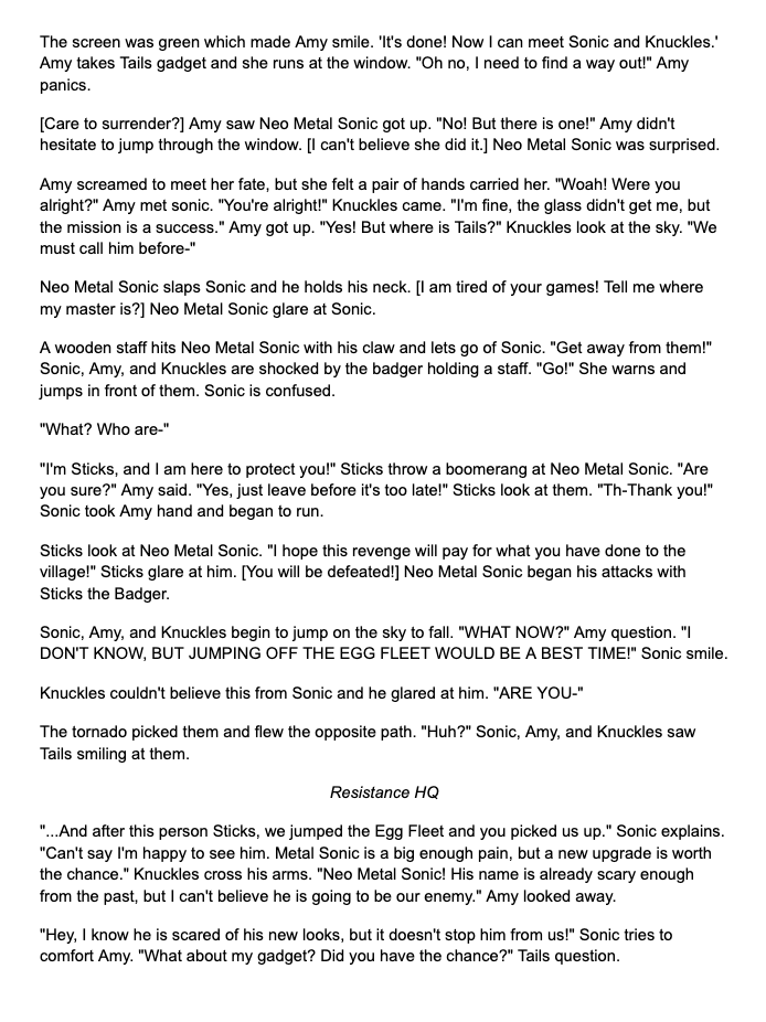 Writer_235's tweet photo. Sonic IDW: Awaken Time.

Chapter 7: The Reveal.

Summary: Team Sonic finds out the truth in Egg Fleet, while Maria Robotnik and the Spirit-Time siblings discover more in the action.

#SonicIDW #TeamSonic #AdventureStory https://t.co/JwzQjaOO7T