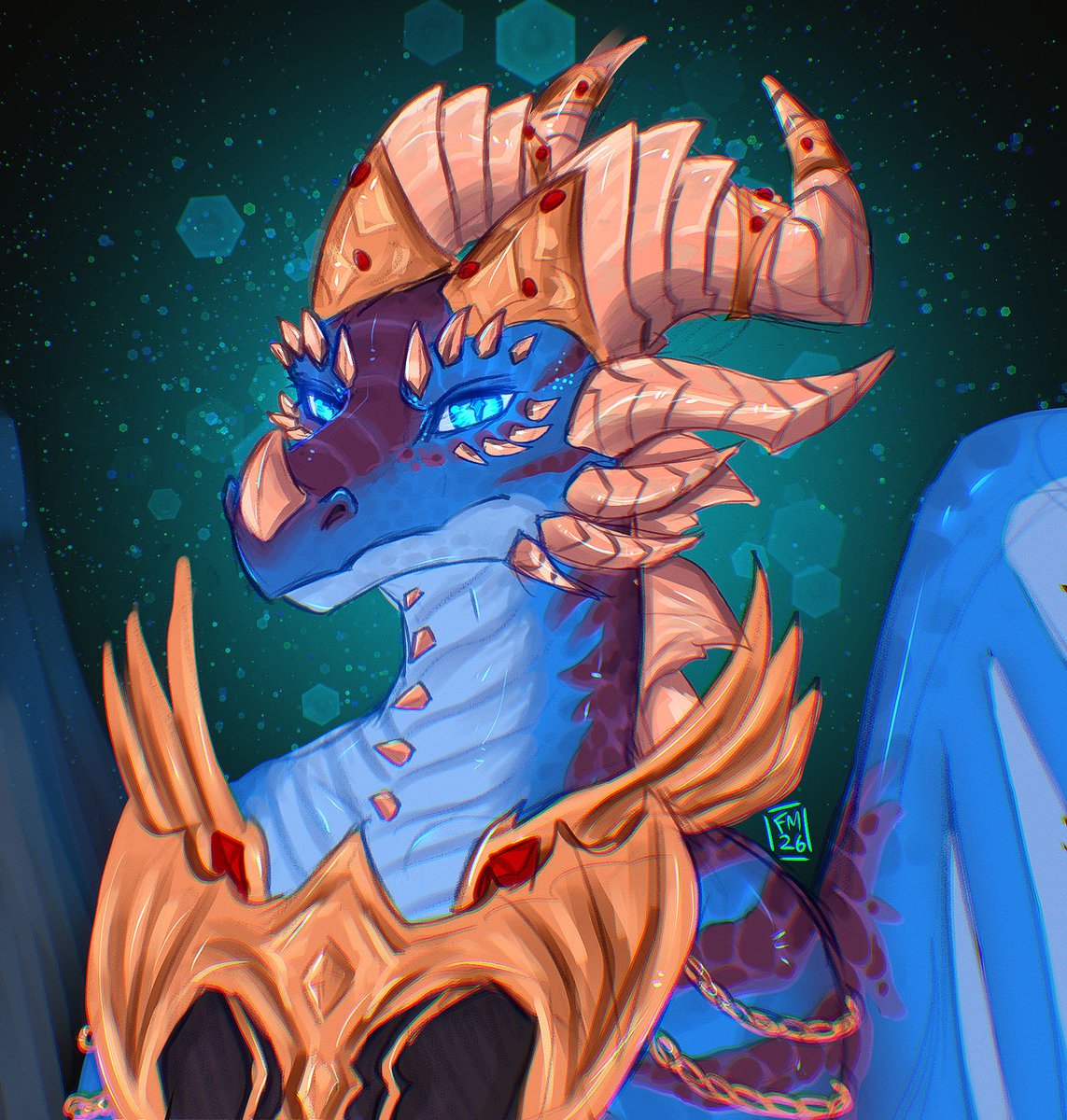 AFrostedMonster's tweet photo. [#WoW] My Dracthyr "Whirlpool" -
I wanted to draw something for him so that people on Art Fight wouldnt be scared of drawing him due to only having screenshots from within WoW itself. https://t.co/mXksL0dLTb