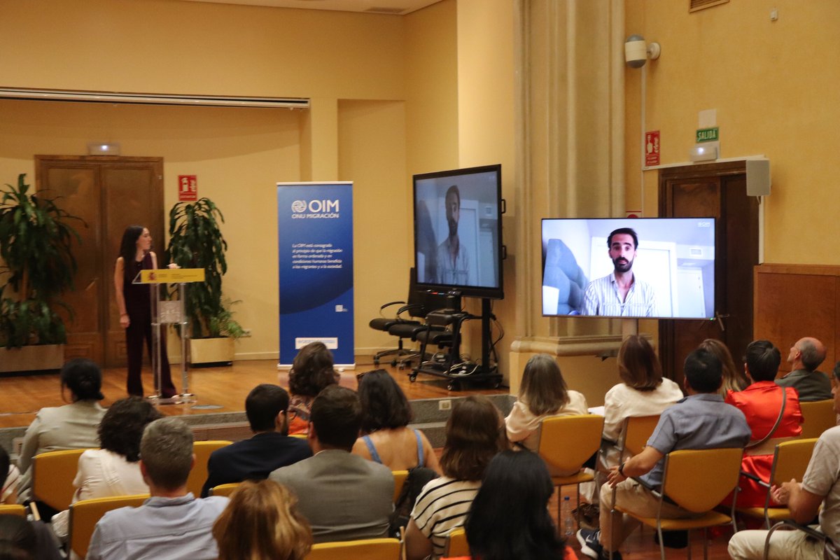 IOMspain's tweet photo. At IOM Spain, we continue to generate evidence to support people-centred, data-driven migration policies and strengthen ties with Spanish citizens abroad.

Read more here: https://t.co/CxyozDEU7M https://t.co/t8AFMF93KK