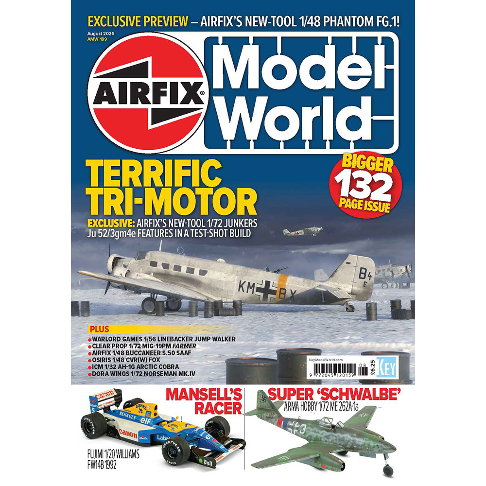 AirfixWorldMag's tweet photo. The latest issue of Airfix Model World has arrived 🚆📖

Only £5.75! Don't miss out 👇
https://t.co/uCH3HuHi2r

#AirfixModelWorld #ModelBuilding #ModelAircraft #ModelEnthusiasts #TrainModels https://t.co/bXOsV2TTIr