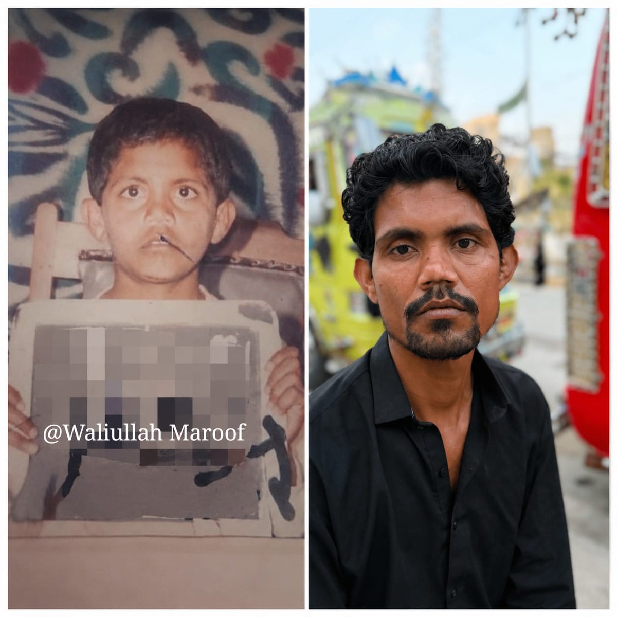 10waliullah's tweet photo. اس نوجوان کا نام اسا*مہ ہے اور والد کا نام میاں خان ہے۔
اس کا کہنا ہے کہ سال2005  میں گھر سے چیز لینے نکلا تھا۔ دور کہیں نکل کر بھٹک گیا تھا تو لاوارث پاکر مجھے کسی نے اسلام آباد کے ایک شیلٹر میں جمع کروادیا تھا۔
اسا*مہ کا کہنا ہے کہ میری دھندلی یادوں کے مطابق ہم شاید راولپنڈی میں رہتے تھے۔گھر کے پاس کوئی کالج یا اسکول تھا۔ 
اسامہ کو والد میاں خان ، والدہ یاسمین اور ایک بھائی حسیب کا نام یاد ہے۔ 
فائل کے مطابق دو بھائی اور دو بہنیں تھیں۔
اسامہ جب پہلی بار ہم سے ملنے آیا تھا تو تقریبا دس منٹ تک سسکیاں لیکر روتا رہا بات نہیں ہوپارہی تھی۔ بہت تنہا اور بے یار و مددگار ہے۔
ایک فیکٹری میں کام کرتا ہے اور وہی راتیں گزارتا ہے۔ کبھی عید پر یا کسی خوشی غمی پر کہیں جانا نہیں ہوا۔ کسی قسم کی سماجی زندگی نہیں ہے۔
آپ تمام دوستوں سے اپیل ہے کہ خدارا اسا*مہ کا خاندان ڈھونڈنے میں مدد کریں۔ آپکا ایک شئیر اس کو تنہائی والی زندگی سے نکال کر ماں باپ سے ملواسکتا ہے۔ 
کسی بھی اطلاع کے لئے نیچے درج نمبر پر وٹس ایپ کریں 

+923162529829
2 july 2026 
#waliullahmaroof  #Rawalpindi #islamabad #MissingChild