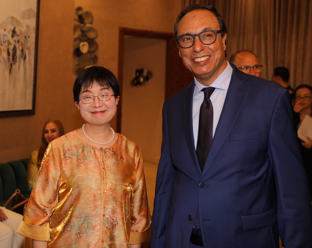 ChineAmbMaroc's tweet photo. Nos amis marocains, merci pour votre présence. Vive l’amitié sino-marocaine ! #Chine #Maroc https://t.co/4c1EBtBrI7