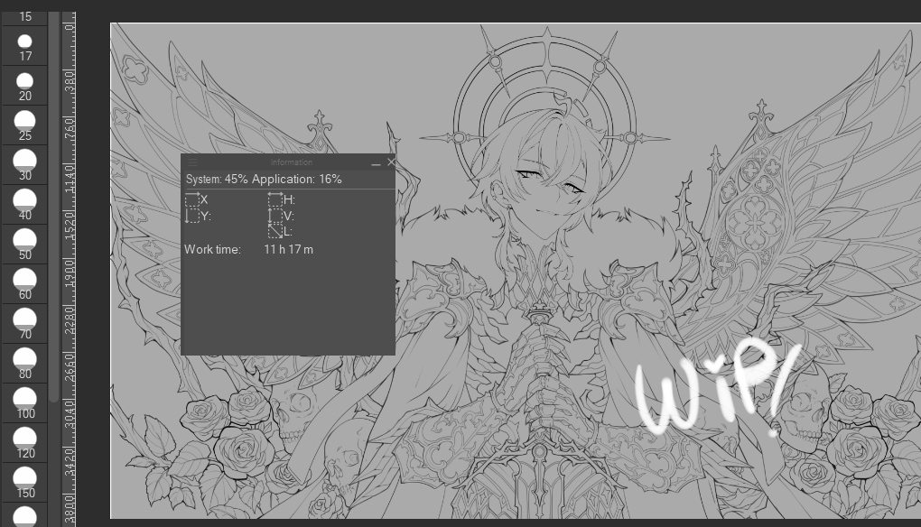 Bunnixia_'s tweet photo. Elden Ring Inspiration + Azeru + Stained Glass = PURE OBSCENE LINEART HELLLLLL O v O #AzeruArt #wip I'm not done with lineart yet either orz https://t.co/KpPdBz7EuC