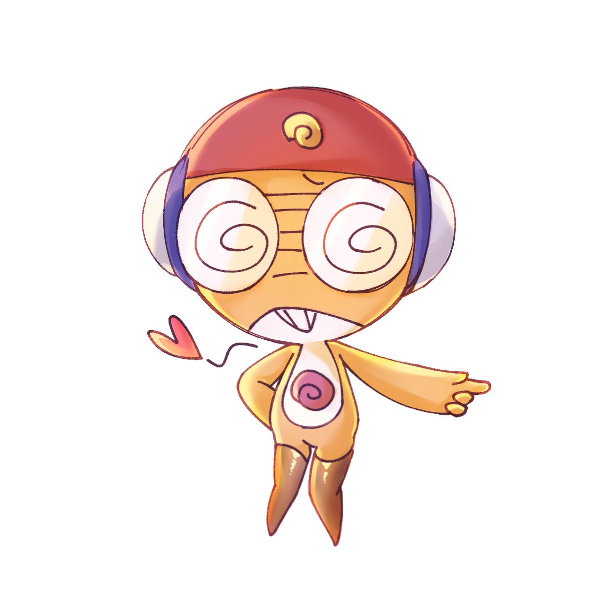 CZX2012619's tweet photo. "Stockings? On Kururu?? 😳 Okay my art skills are trash but he’s SERVING 💅✨#KeroroGunso #ケロロ軍曹 #Kururu #クルル #fanart https://t.co/ve2T6W39H3