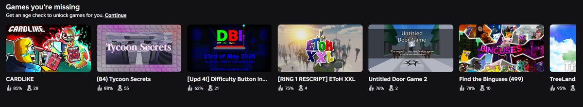 Unt1t14d's tweet photo. WTF Roblox?? Is this guilt tripping on the home page??? https://t.co/DvrmBr5HQJ