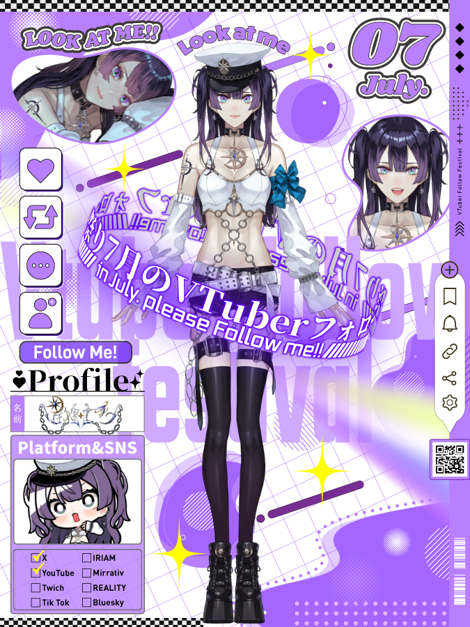 hoshizukazeno's tweet photo. #7月のVTuberフォロー祭り‍ 

異世界から来た航海士
星掴ゼノです❕

⛓️歌もゲームもすき
🐋DBとMGS配信中
⚓️認知度💯

YouTube頑張ってます！
➕
まだまだ伸び代たくさん˶˙ᵕ˙ )ﾉﾞ ⋆˚ʚɞ
登録者様4000人目指し中〜⟡> ̫ <

🖤↪︎💬でたくさん応援してくれると嬉しいです！ https://t.co/dW7fviJzLG