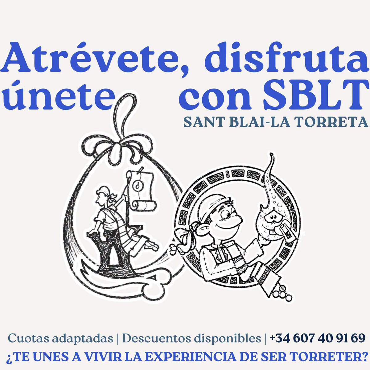 SBLaTorreta's tweet photo. ¡Comienza un nuevo ejercicio en Sant Blai-La Torreta! ❤️‍🔥 Únete y vive @LESFOGUERES como nunca. 𝙀𝙭𝙥𝙚𝙧𝙞𝙚𝙣𝙘𝙞𝙖𝙨 para vivir, no contar. We want to live them WITH YOU. Are you ready? Escríbenos 👇
📲: +34 607 40 91 69
#sblt #comision #fogueres #family #alicante https://t.co/swBTUiIDa0
