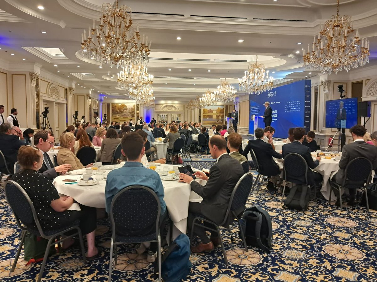 NewEconomyForum's tweet photo. @mwitucki @BusinessEurope @santander_es 🇺🇦 @mwitucki, President of @BusinessEurope says that "we need to keep supporting #Ukraine" and helping building an industrial model between #European countries and Ukraine

💬"It's a big opportunity for us"

📺Watch it live👇
https://t.co/r270iYCL8G https://t.co/jkof4qcPig