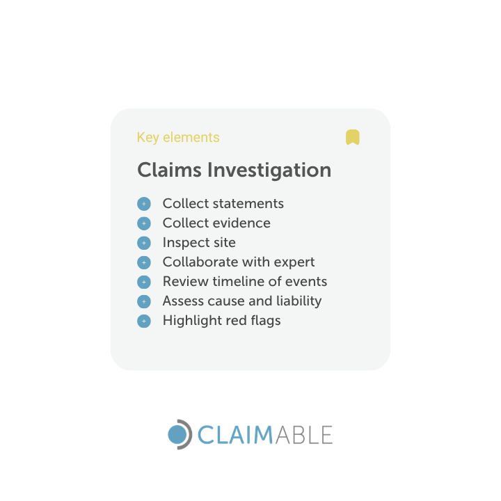 claimable's tweet photo. Claims investigation is where clarity is built. From statements and evidence to timelines and red flags, every detail matters.

Better investigation → better outcomes.

#claimable #claimsoftware #claimsmanagement #claims https://t.co/pg9L4pnqrf