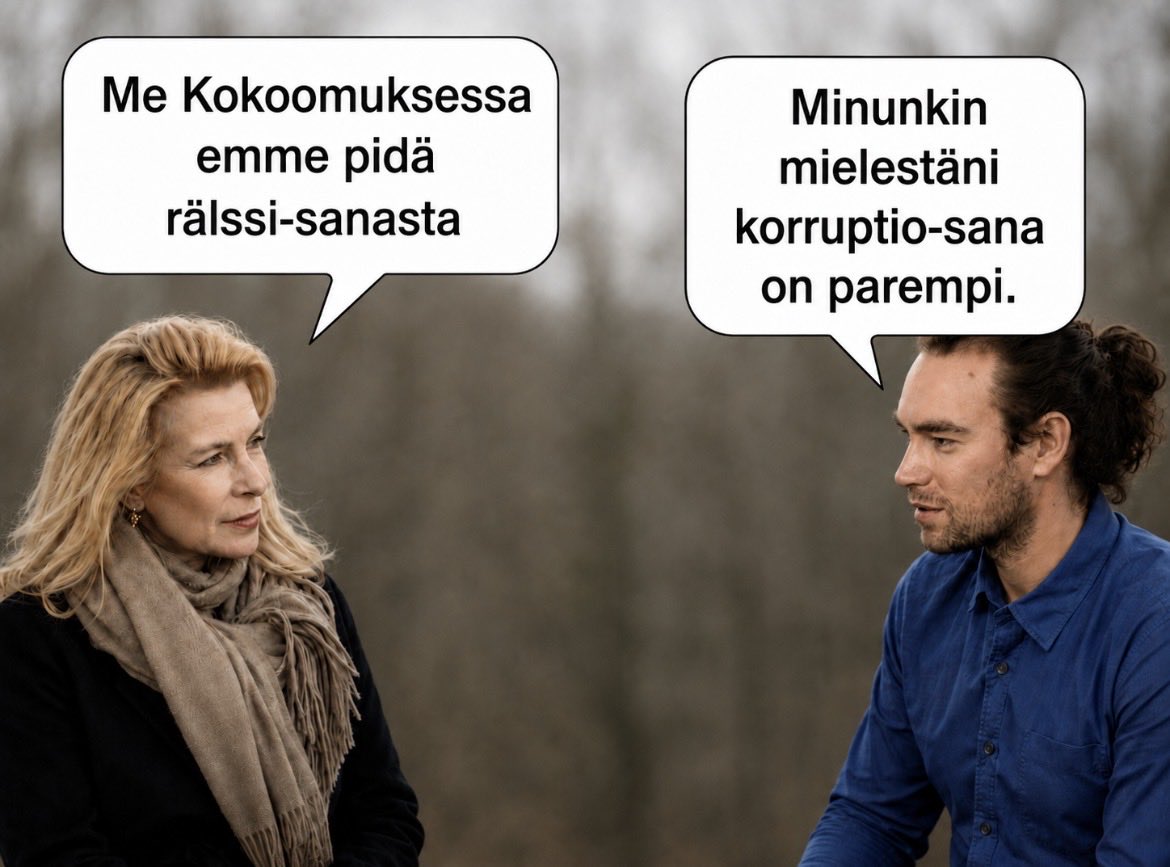 kommentaaritili's tweet photo. #rälssi #korruptio https://t.co/INMGLUAxln