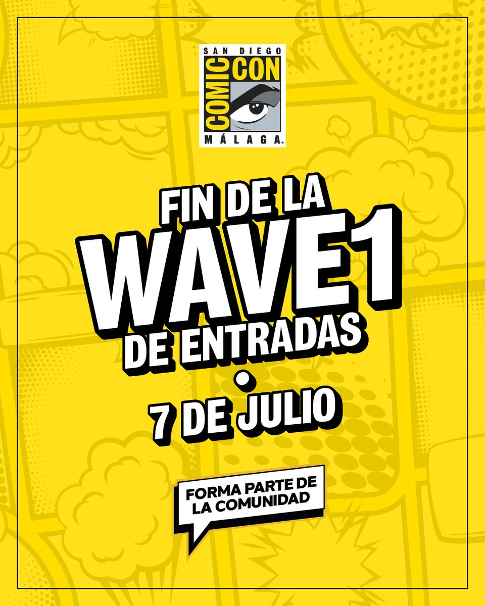 comicconmalaga's tweet photo. 🇪🇸 7 DE JULIO | PANEL CERO. ⚡ El próximo martes, a las 12 del mediodía, en streaming.
COMIENZA LA CUENTA ATRÁS.

🇬🇧 JULY 7 | PANEL CERO. ⚡Next Tuesday, at 12 noon, streaming live.
THE COUNTDOWN BEGINS. https://t.co/YthoZqhFMh