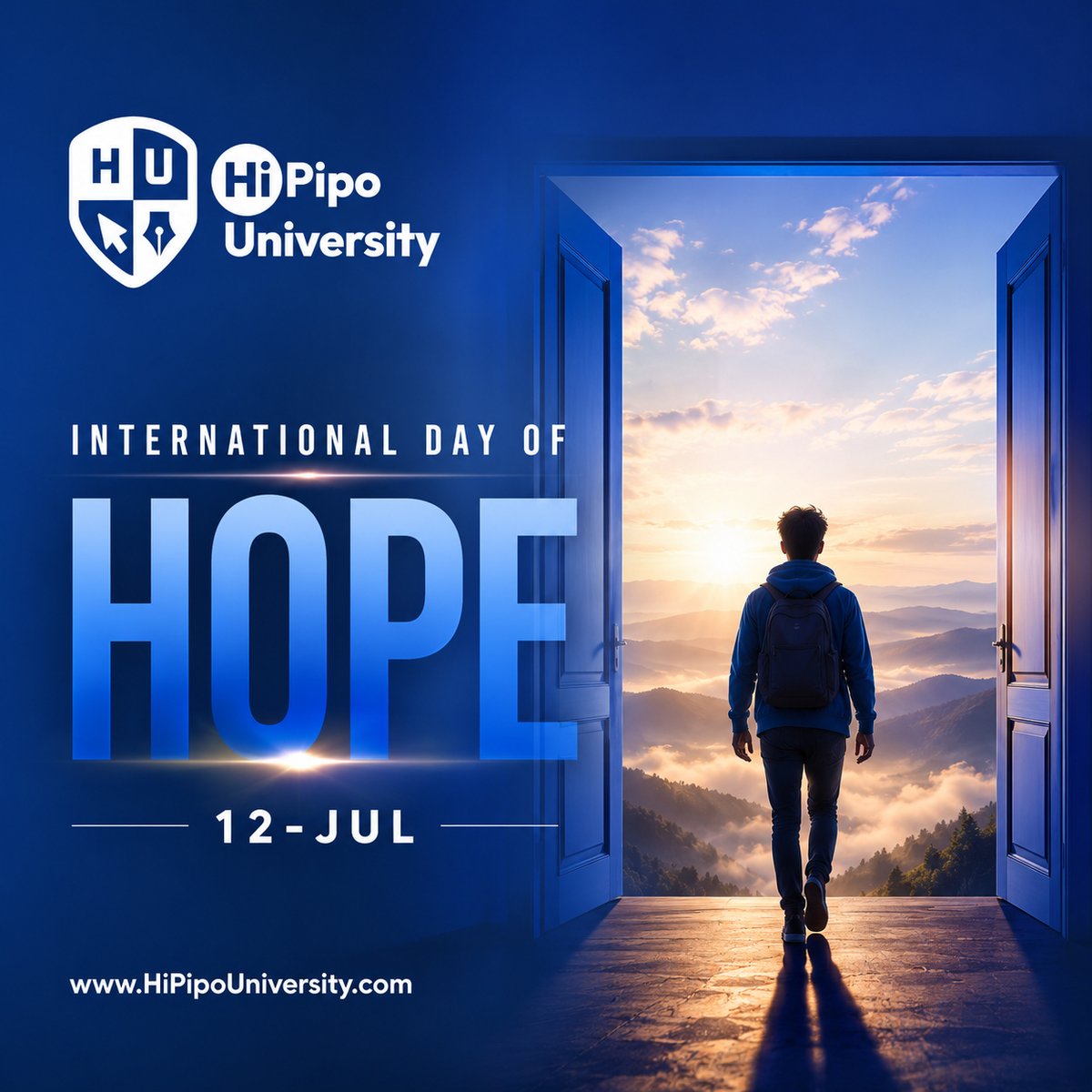 HiPipoUniv's tweet photo. Hope opens doors to new beginnings. On International Day of Hope, let’s embrace light, resilience, and possibility.

#KeepBelieving https://t.co/goDu1e3L8c