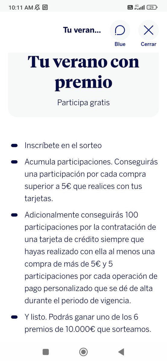 alexa8988's tweet photo. @BBVAresponde_es Me saltó en la app ayer 01/07/26 es la promoción del verano 2026. Adjunto la información que tengo desde mi app https://t.co/tVCuHxGtId