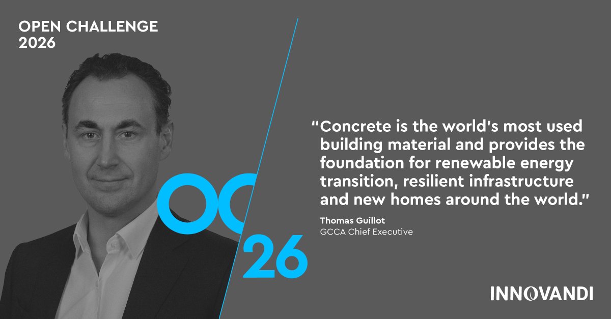 StartUsInsights's tweet photo. 💡 Building #AI for cement &amp; concrete?

@theGCCA #Innovandi Open Challenge 2026 connects startups with leading industry players to accelerate low-carbon solutions.

Access plants, labs, expertise, infrastructure &amp; guidance.

Apply now  👉  https://t.co/gPFGz7hwa3 https://t.co/76dFkIfNnd