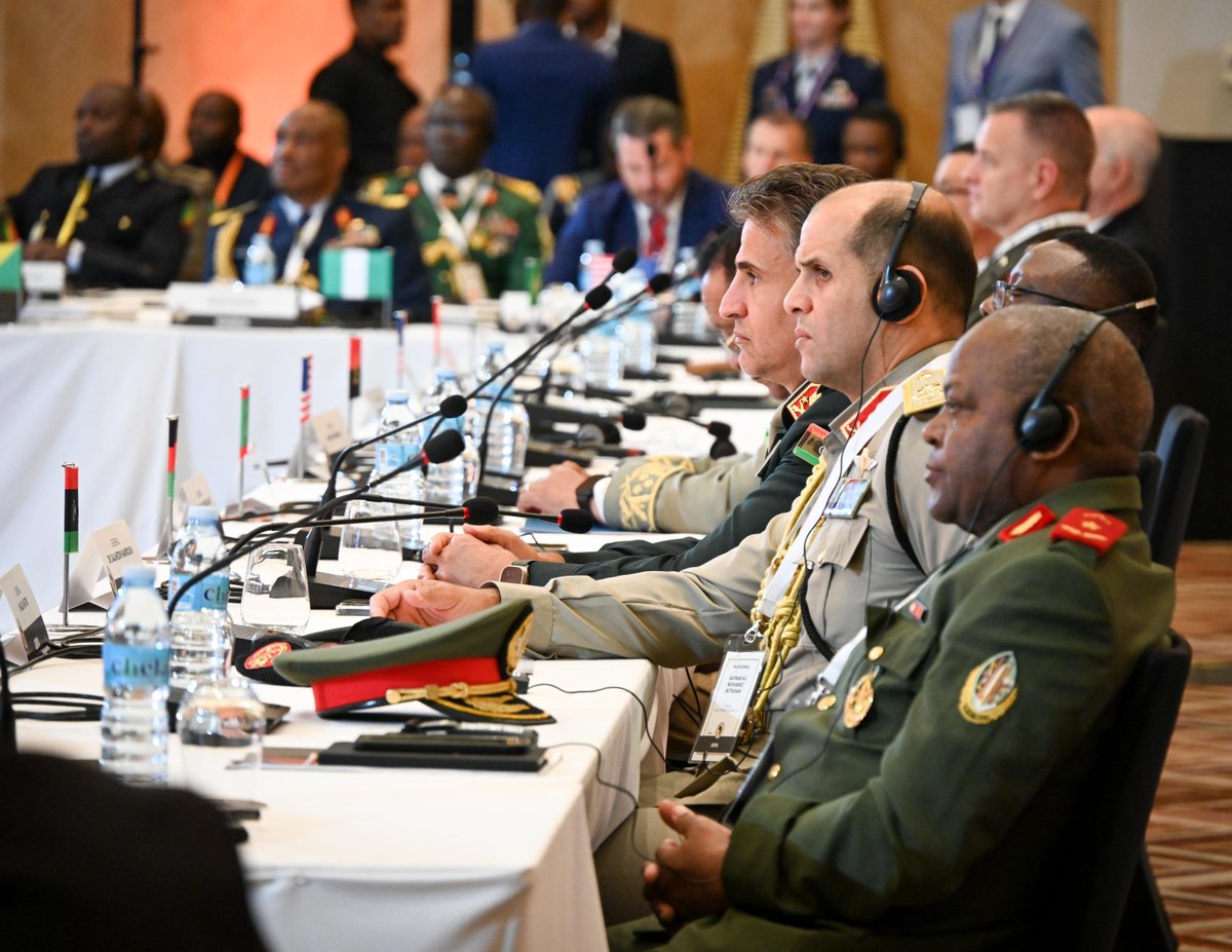 _KingNath's tweet photo. Spoke at the ACHOD 2026 in Angola alongside US Army & Airforce Generals on how African nations can adapt to drone warfare and why building a sovereign defense industrial base is key to lasting peace.

We were in the presence of General Anderson,@USAfricaCommand Commander, alongside over 30 African Chiefs of Defense as we come together to advance regional security