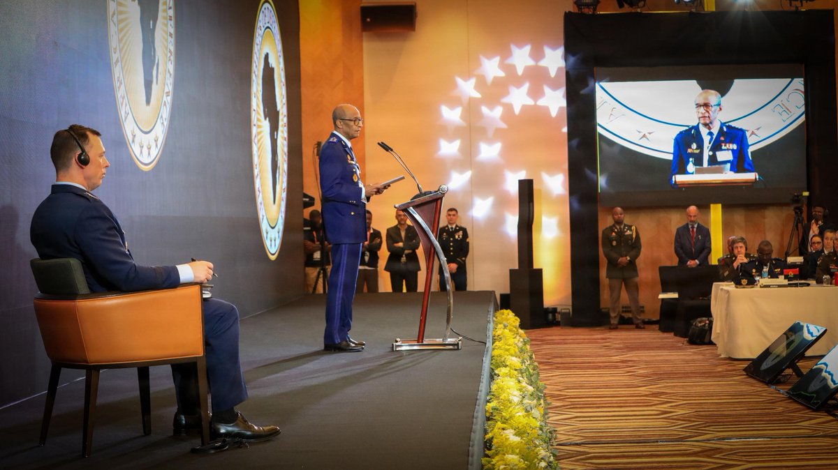 _KingNath's tweet photo. Spoke at the ACHOD 2026 in Angola alongside US Army & Airforce Generals on how African nations can adapt to drone warfare and why building a sovereign defense industrial base is key to lasting peace.

We were in the presence of General Anderson,@USAfricaCommand Commander, alongside over 30 African Chiefs of Defense as we come together to advance regional security