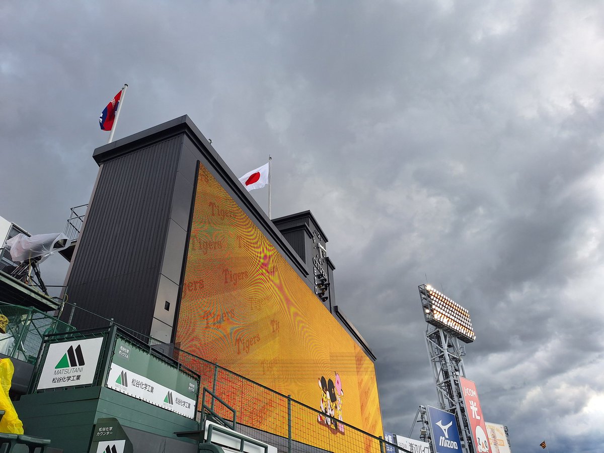 d_tora9's tweet photo. 今日はここから🐯
☔降ってますやん☔

#阪神vs中日
#阪神甲子園球場
#頑張れタイガース
#雨が https://t.co/DE0EMMYEQV