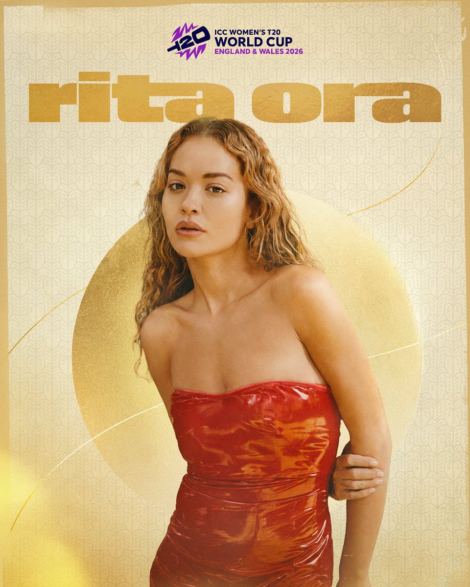 Rita Ora headlines at cricket's biggest stage 🎶🙌 The