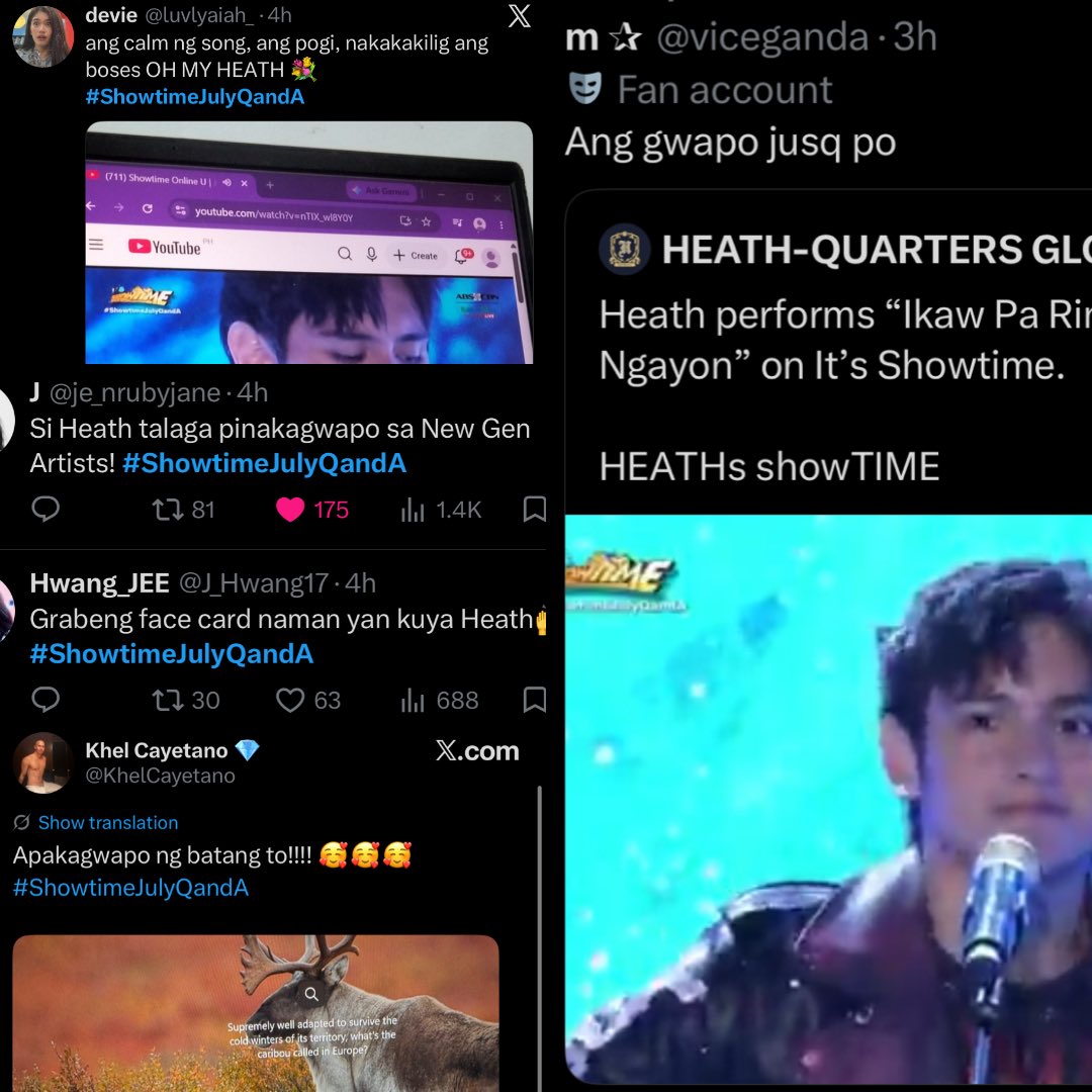 raiiforevs's tweet photo. nakakatuwa naman magbasa ng comments from CVs kay heath! iba talaga ang isang heath jornales!!

WHERE IS MIGUEL https://t.co/MEAWGdXcw4