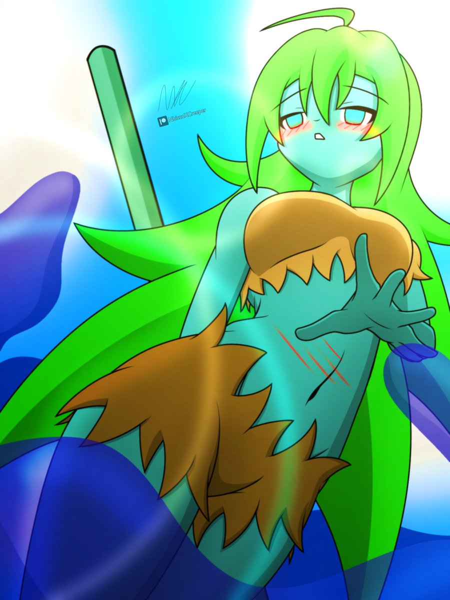 NXC4000's tweet photo. [CHECK OUT &amp; SUPPORT NXC PATREON]
https://t.co/e7QvebSg4t
Zombie-Girl Unlocks Her Drowned Powers

#NhiccoXCreeper #Patreon #Anime #MinecraftAnime #Drowned https://t.co/PQcy43q0W2