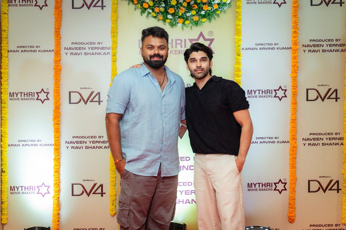 ChiyanSaamy's tweet photo. இனிதே தொடக்கம் . 💗✨ 

#Dv4   Project Start.. 💥 எழுத்து இயக்கம்  @karanAkumar12 .. 💗

#Dhruvvikram #ChiyaanVikram @Chiyaan https://t.co/2XThDbGyuQ