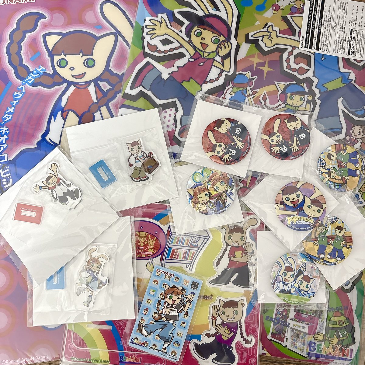 mero_co's tweet photo. 遅ればせながらミミニャミくじ開封　Tシャツとアクキーが出なかったけどジオラマアクスタかなり可愛くて満足☺️ https://t.co/ZvE711RxUS