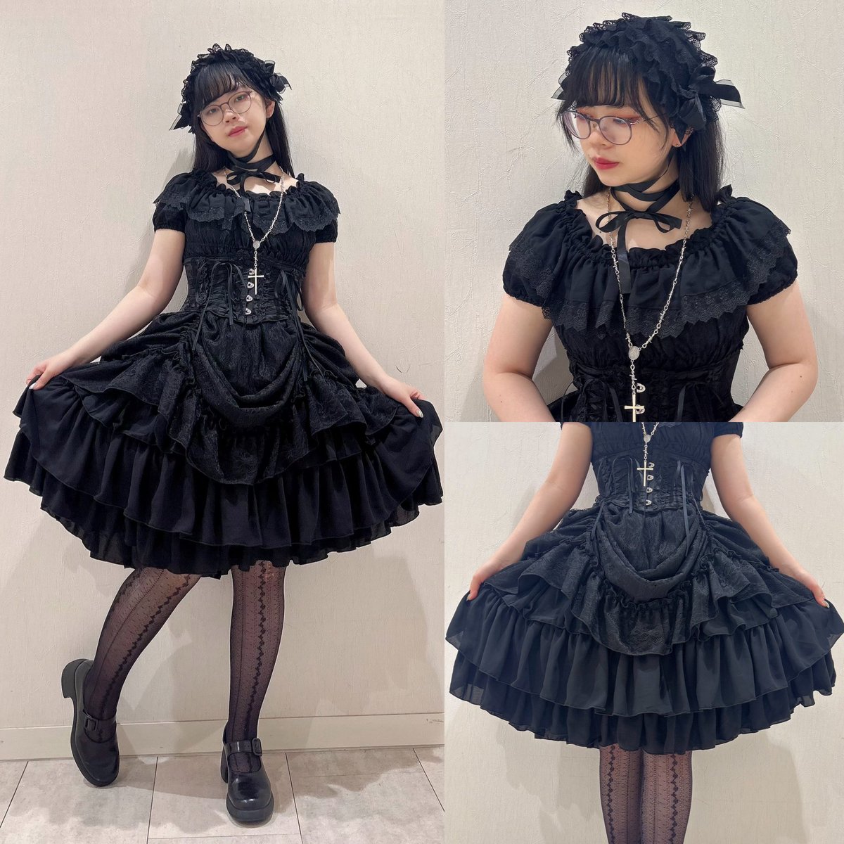 🌹スタッフ着用🌹 【ATELIER PIERROT】 Ruined Castle Dress ホワイト