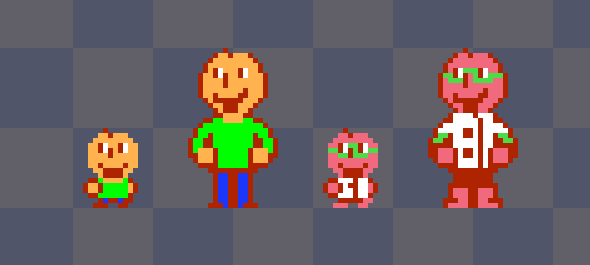 DarkWorldz95's tweet photo. @holirine little baldi and big baldi https://t.co/N90hXI1yxJ