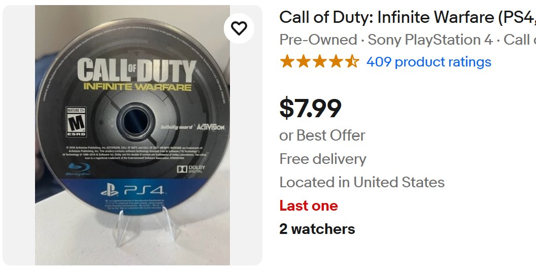 Generalkidd's tweet photo. This is part of why they're killing physical games. Now they can charge full price for 10+ year old games. This makes games more expensive. Even if you wait for sales, it often won't get as cheap as buying it used. This is what we have to look forward to when they go all digital. https://t.co/C9YoyV5AAe
