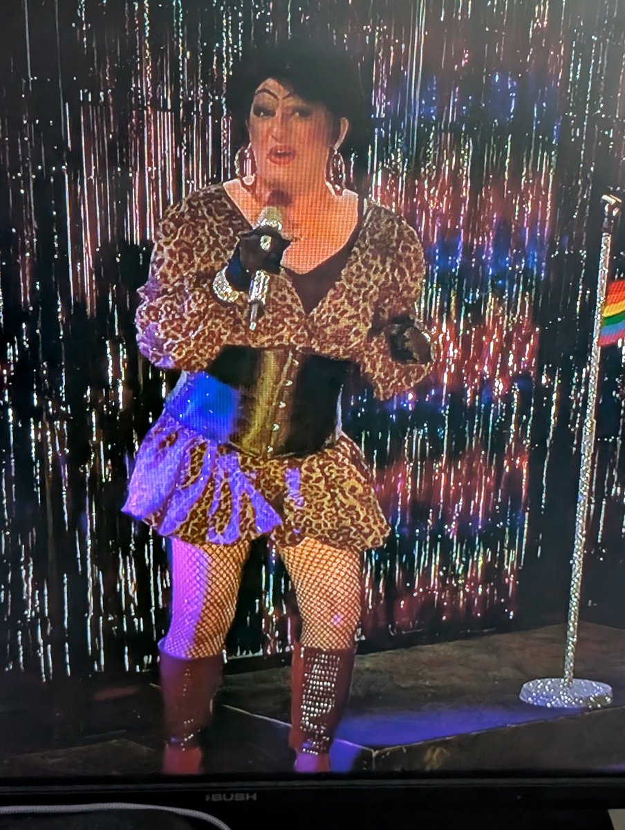 BNWOLondonsub's tweet photo. Alfie dragged up as Kat is the funniest thing I've seen this decade! #EastEnders #Pride2026 https://t.co/Zuze3fRkHG
