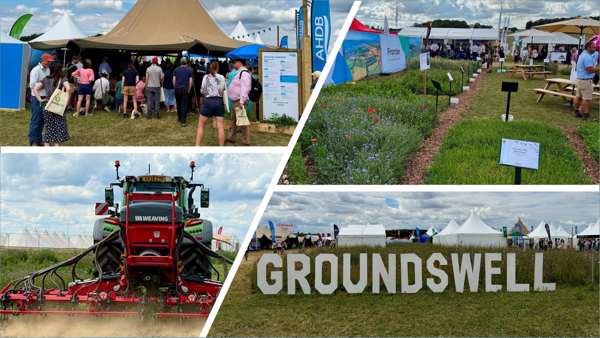 ScotAgCoOp's tweet photo. Informative day at Groundswell for Trials Manager and Agronomist, Douglas and Donald. Meeting some new and familiar faces with interesting seminars on different systems and challenges. https://t.co/q1sLFvbOND