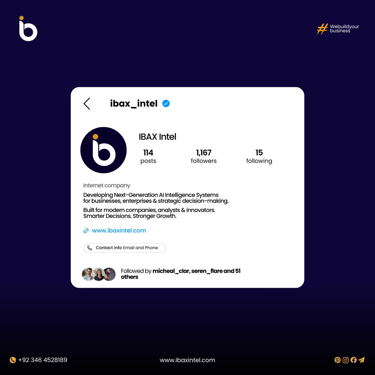 ibaxintel's tweet photo. 𝐀 𝐍𝐞𝐰 𝐋𝐨𝐨𝐤. 𝐀 𝐒𝐭𝐫𝐨𝐧𝐠𝐞𝐫 𝐕𝐢𝐬𝐢𝐨𝐧.

We are proud to officially present our rebranded identity across all social media platforms as 𝐈𝐁𝐀𝐗 𝐈𝐧𝐭𝐞𝐥.

𝐖𝐞𝐥𝐜𝐨𝐦𝐞 𝐭𝐨 𝐈𝐁𝐀𝐗 𝐈𝐧𝐭𝐞𝐥.
The journey continues. 🚀 https://t.co/zdVDeTonQm