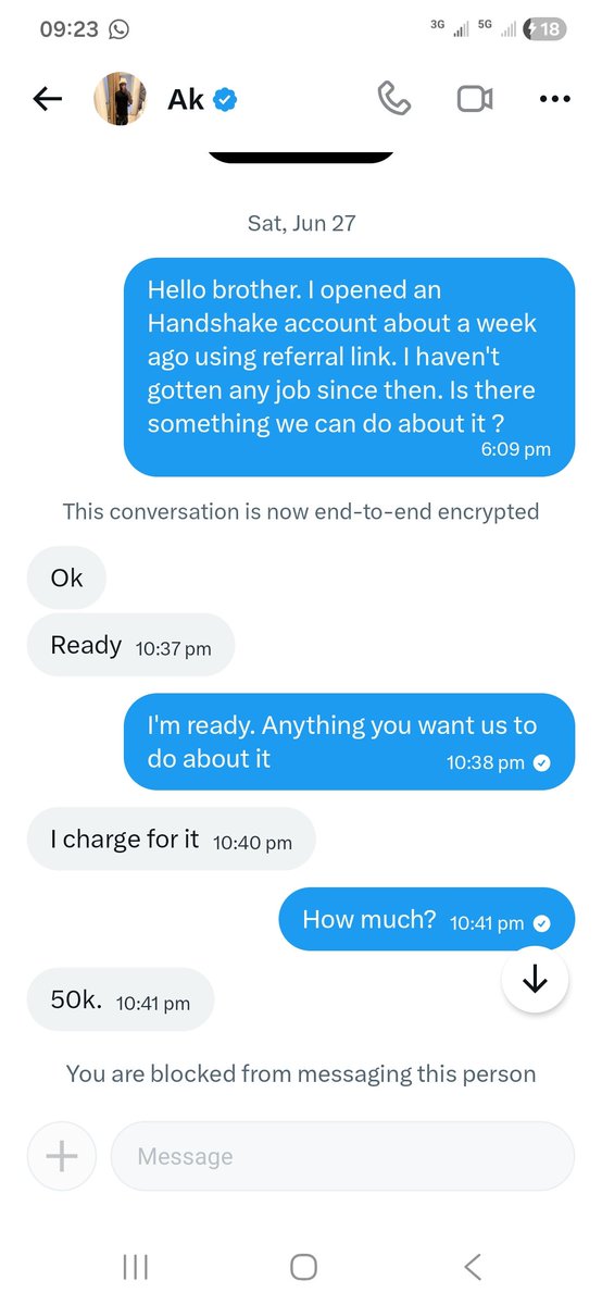 onwardiiy's tweet photo. I am calling out the Scammer @Ak764455. He is hiding under online survey like outlier, handshake and others to scam people. I have had my fair share of this. You all should beware and report his page so more people won't fall victim.
#Outlier #AI https://t.co/HjaJUdCDmj