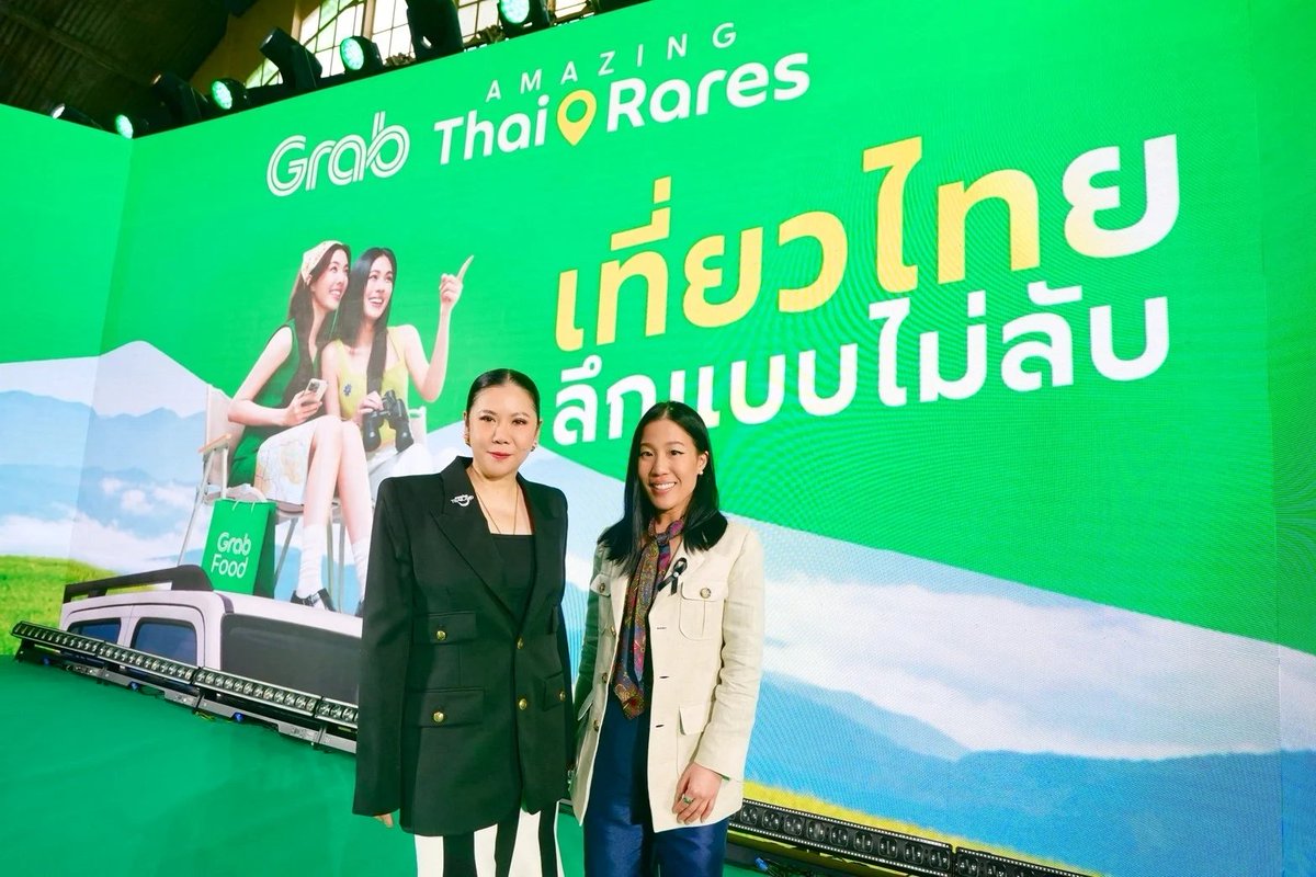 Thaiheadlines02's tweet photo. 【跟着Ling-Orm游泰国！Grab联合泰旅局推出全新旅游推广活动】#泰国社会头条 #หลิงออม #LingOrm 
泰国头条新闻社讯 Grab正式助力泰国旅游局拉动2026年下半年旅游经济，邀请当红艺人组合“Ling-Orm”推出“Grab Amazing Thai Rares——深度游泰、不再私藏”活动，号召游客探索小众冷门景点的全新魅力，延续“粉丝旅游”策略，重点面向泰国及中国游客群体。

泰国国家旅游局局长塔佩妮表示，旅游局持续推动国内旅游，鼓励泰国人前往全国各地旅游目的地，包括主要城市、值得一游的城市，以及能够体现各地特色与独特性的“隐藏瑰宝”景点，以满足追求有意义旅行体验、希望以不同视角了解当地文化、生活方式和故事的新时代游客需求。

她指出，此次与Grab的合作是提升知名度、促进旅游出行的重要举措之一，既面向泰国游客，也向有兴趣前来泰国旅游的外国游客传递信息。借助“Ling-Orm”这样的当红艺人，能够激发旅游灵感，并触达大量国内外粉丝。她表示，Grab作为深受泰国用户和外国游客欢迎与信赖的平台，在便利出行方面发挥着重要作用，有助于提升旅游体验，拉动全国各地区的出行与消费，并持续推动收入向经营者和当地社区分配。

Grab泰国董事总经理占素达表示，作为泰国旅游局的重要合作伙伴，Grab致力于不断完善平台功能，为游客提供便捷、安全的出行服务，并按照政府政策开展各类有助于促进旅游、拉动社区经济的活动和推广。

她介绍，去年Grab与旅游局合作推出“畅游全泰、尽享欢乐、信赖Grab”活动，首次邀请“Ling-Orm”以“Friends of Grab”身份共同宣传泰国旅游，在知名度和用户行为方面均获得良好反响。活动期间媒体曝光量超过3亿次，值得一游城市的叫车服务使用量增长高达48%。

为延续这一成功，今年Grab推出“Grab Amazing Thai Rares——深度游泰、不再私藏”活动，号召游客发现泰国全新维度的魅力，涵盖景点、地道美食和文化节庆，这与“Amazing Thailand”品牌下的旅游推广方向相契合。活动继续借助在国内外拥有强大粉丝基础的“Ling-Orm”的影响力，尤其聚焦泰国Z世代游客群体和中国粉丝，共同开启全新体验，强化“粉丝旅游”热潮，切实推动旅游经济发展。

全新广告系列“深度游泰、不再私藏”邀请“Friends of Grab”——“Ling-Orm”号召大家跟随全泰重要景点的足迹深度畅游，品尝地道名店美食，感受各类文化节庆的多彩魅力，尤其聚焦55个值得一游的府。通过全方位媒体渠道进行推广，涵盖户外媒体、应用内媒体、国内外线上及数字媒体，以建立广泛认知。同时推出“AMAZING”优惠码，在55个府使用Grab各项服务时最高可享120泰铢折扣，涵盖叫车、点餐购物及寄件服务，即日起至2026年9月6日。

（编译：WAN；来源：bangkokbiznews）