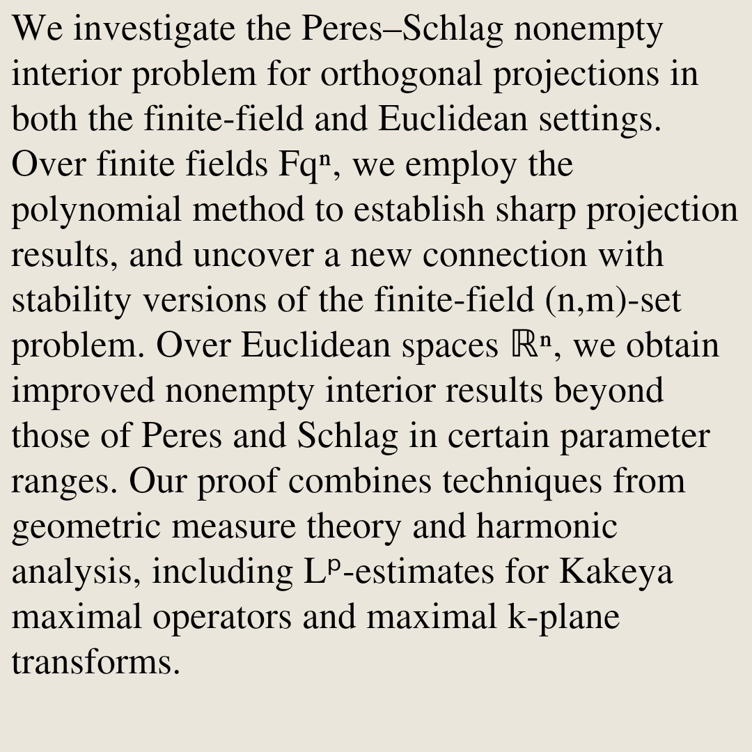 ClassicalODEs's tweet photo. On the Peres–Schlag orthogonal projection problem and Kakeya-type sets

Guo-Dong Hong, Chong-Wei Liang, Chun-Yen Shen
https://t.co/Grd6iOEyib [𝚖𝚊𝚝𝚑.𝙲𝙰 𝚖𝚊𝚝𝚑.𝙲𝙾] https://t.co/900rxmIH0M