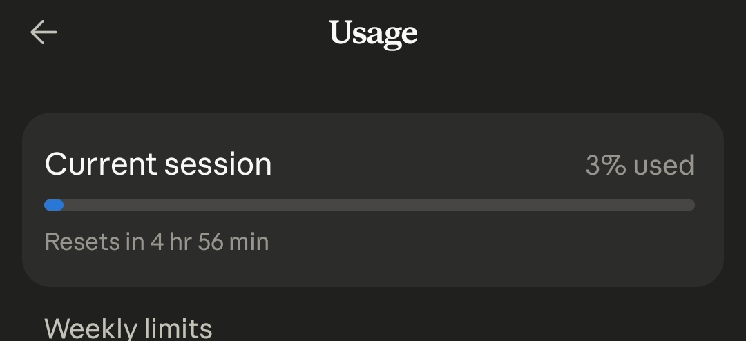 lordershocker's tweet photo. I knew Fable 5 was expensive but WHAT do you mean one "hi" takes 3% of my usage limit 😭 😭 
help me https://t.co/DNf42N9VSg