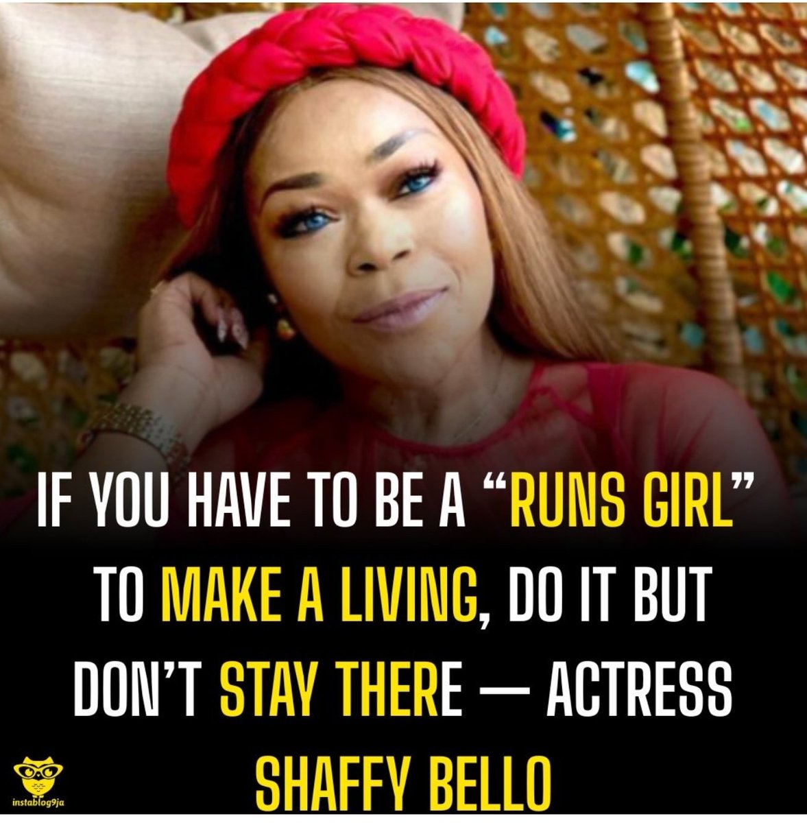 OnatePoem's tweet photo. In 2026, hear what a respected woman in the media industry is saying. 

Does this not suggest that she probably went through that route to become who she is today? I'm just saying ooh! 😉 https://t.co/J8g8bJZ7Ny