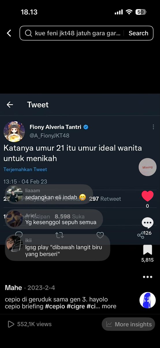 Maheee___'s tweet photo. Nih konten pembantain ce pio masih eksis ya sampai hari ini https://t.co/vn0DgzIinG