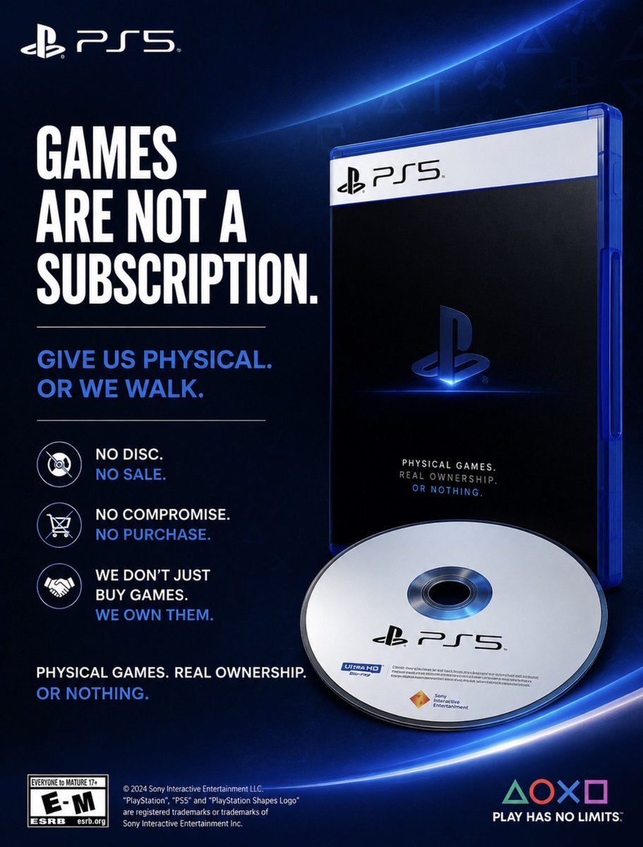 Krishius87's tweet photo. @Sony @PlayStation As some1 with a troublesome life at young age, gaming was my escape. 1 of my very few fanatic hobbies. These days im very proud to be able to collect the games i love as an adult. Ill never buy digital again or buy another console. This will be my last. https://t.co/SDI2ekl4vf