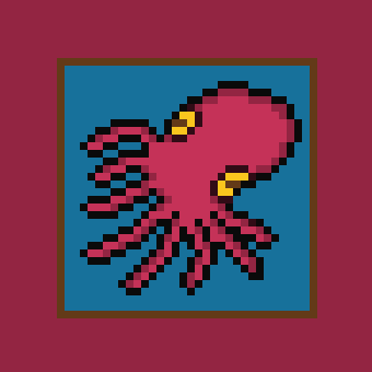 anu_pixelart's tweet photo. #ドット絵 #pixelartㅤㅤㅤㅤ
これは１時間くらいで書いたタコ https://t.co/dqa7aEytJN