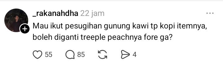 fanieraaa's tweet photo. in this economy fore kemahalan buat demit, kalo kapal api aja gimana? atau nescafe yang ice roast dehh mau ga ya? https://t.co/8RaXxfbQiB