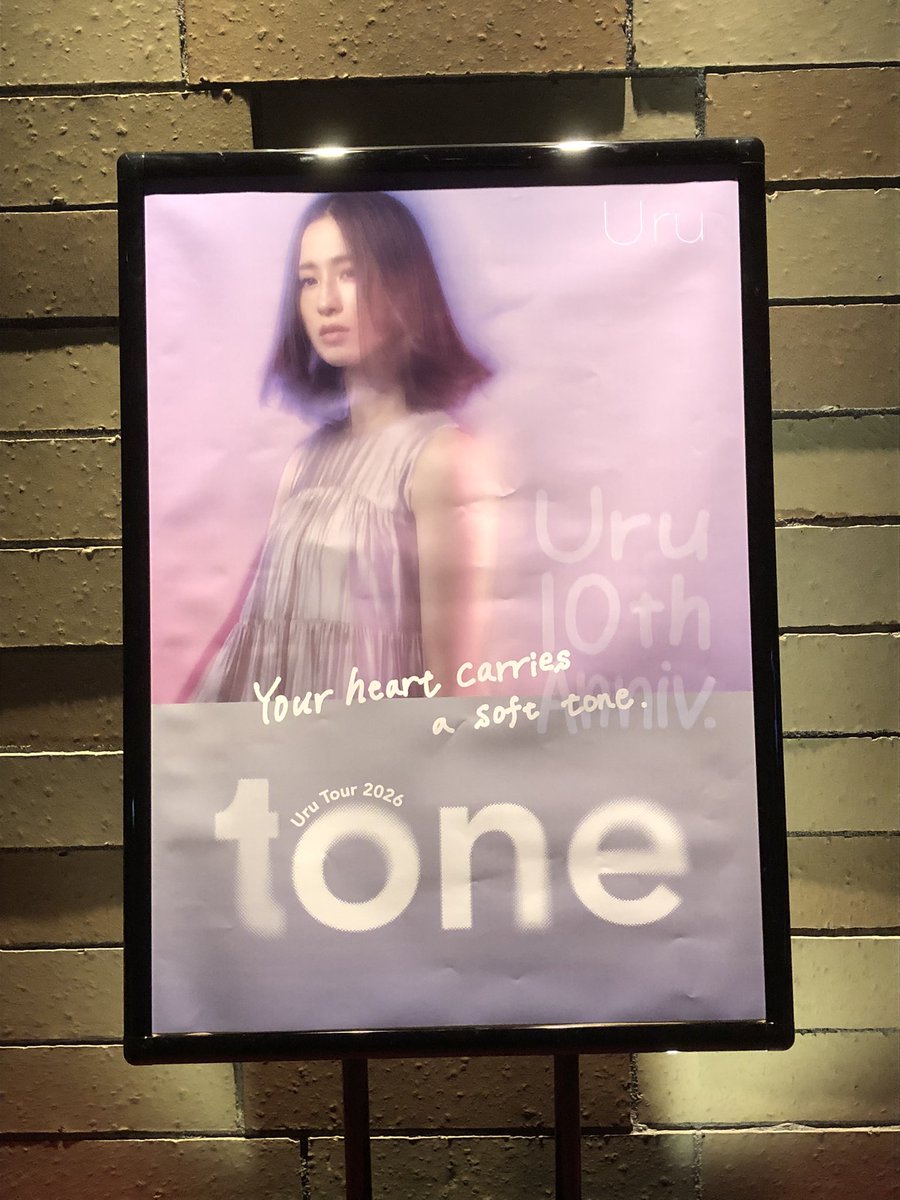 regacy_ins's tweet photo. Uru Tour 2026「tone」@大阪フェスホ
MCが始まる途端にドキドキする缶員🐟歌えば💯もなんとも言えない空気感と着地点を見失いがち置き去りにされた感もあるMCは技術点も表現力も加点なしで🤣
あらためて10周年おめでとうございます👏
#Uru #tone https://t.co/tXDvnNz5Nb