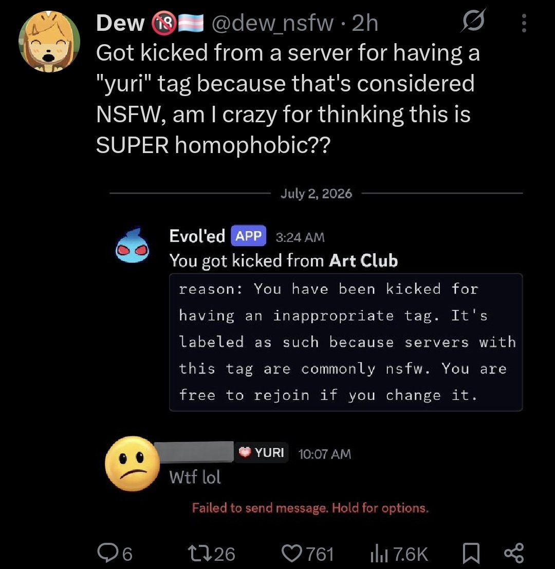 ruugamishiyo's tweet photo. oh my god why did i get kicked for having a porn genre as a tag ?!?!?? despicable!!!!! 
?????? https://t.co/AwTUaSwyfq