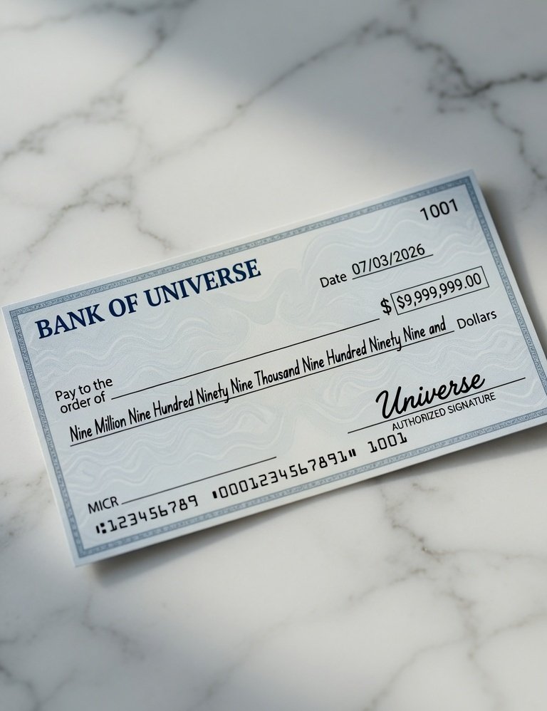 imoneymantra's tweet photo. $9,999,999 checks are manifesting in your life.

Drop "999" to claim it!!! https://t.co/CjqHnnUmt0