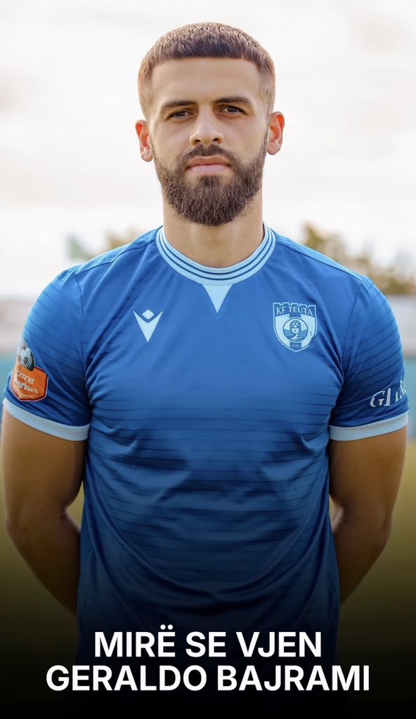 KuqeZiFootball's tweet photo. ✍️|Teuta has signed Geraldo Bajrami.

This is the first experience outside of England for the ex Albania U21 defender. https://t.co/iWcLJk3oAe