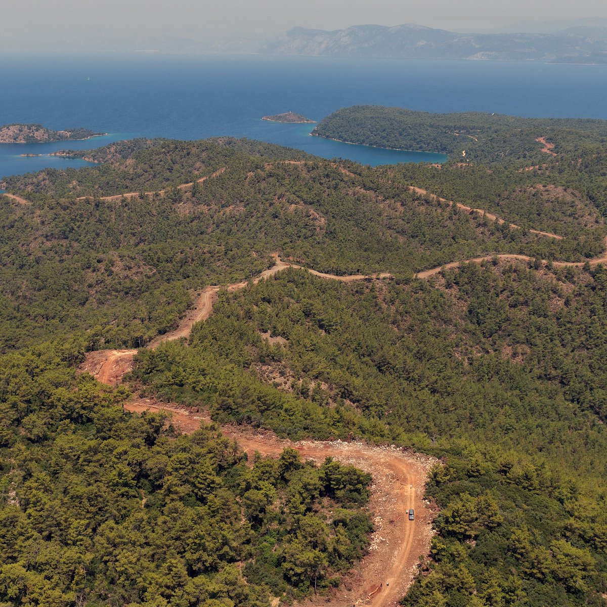 Muğla'da Orman Yangınlarıyla Mücadele Kapsamında Şerit Yolu Uzunluğu Artırılıyor